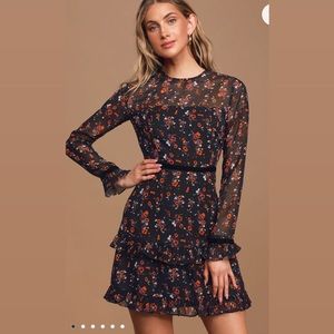 Lulus medium long sleeve mini dress